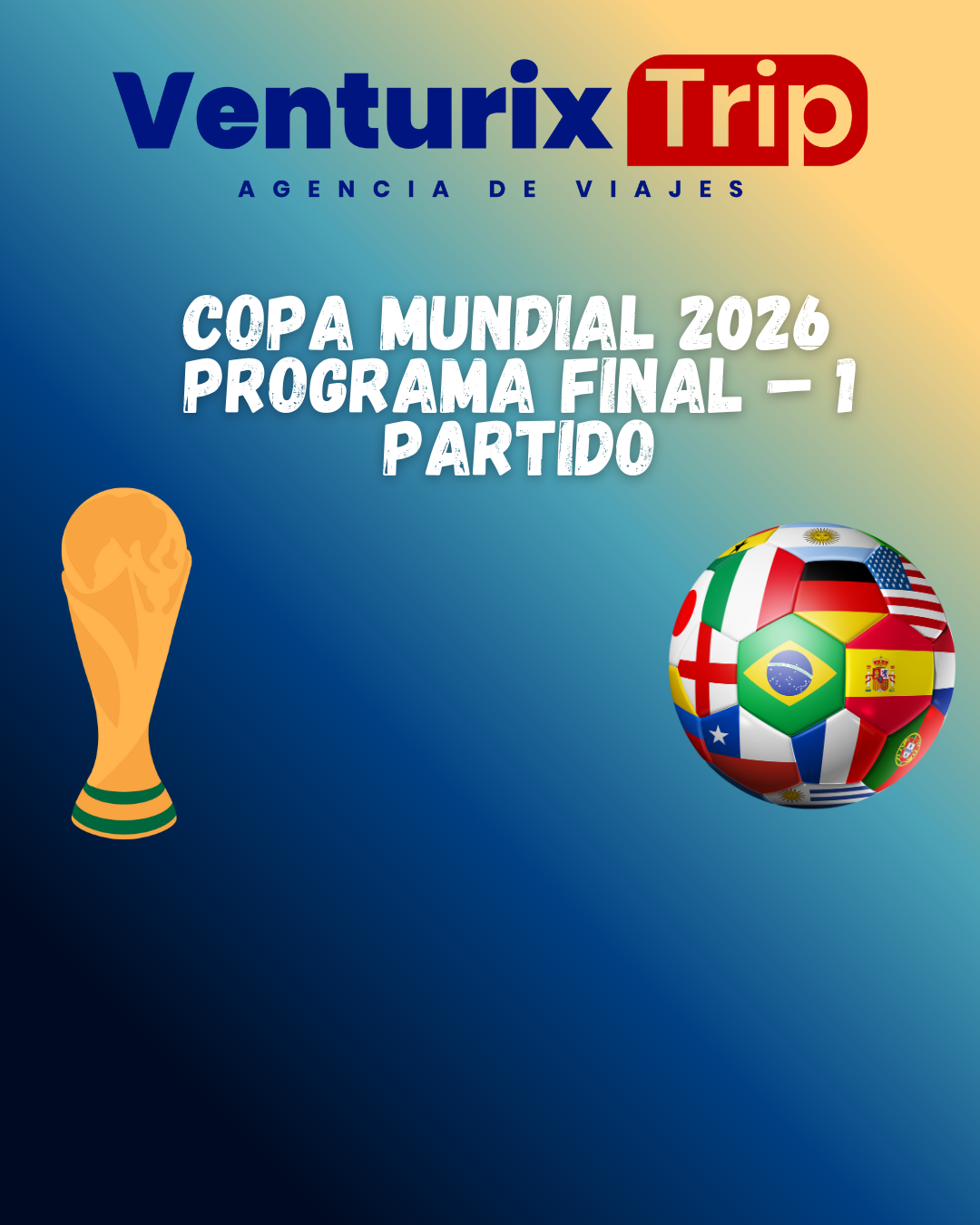 🏆🇺🇸 COPA MUNDIAL 2026 – PROGRAMA FINAL ✈️🔥